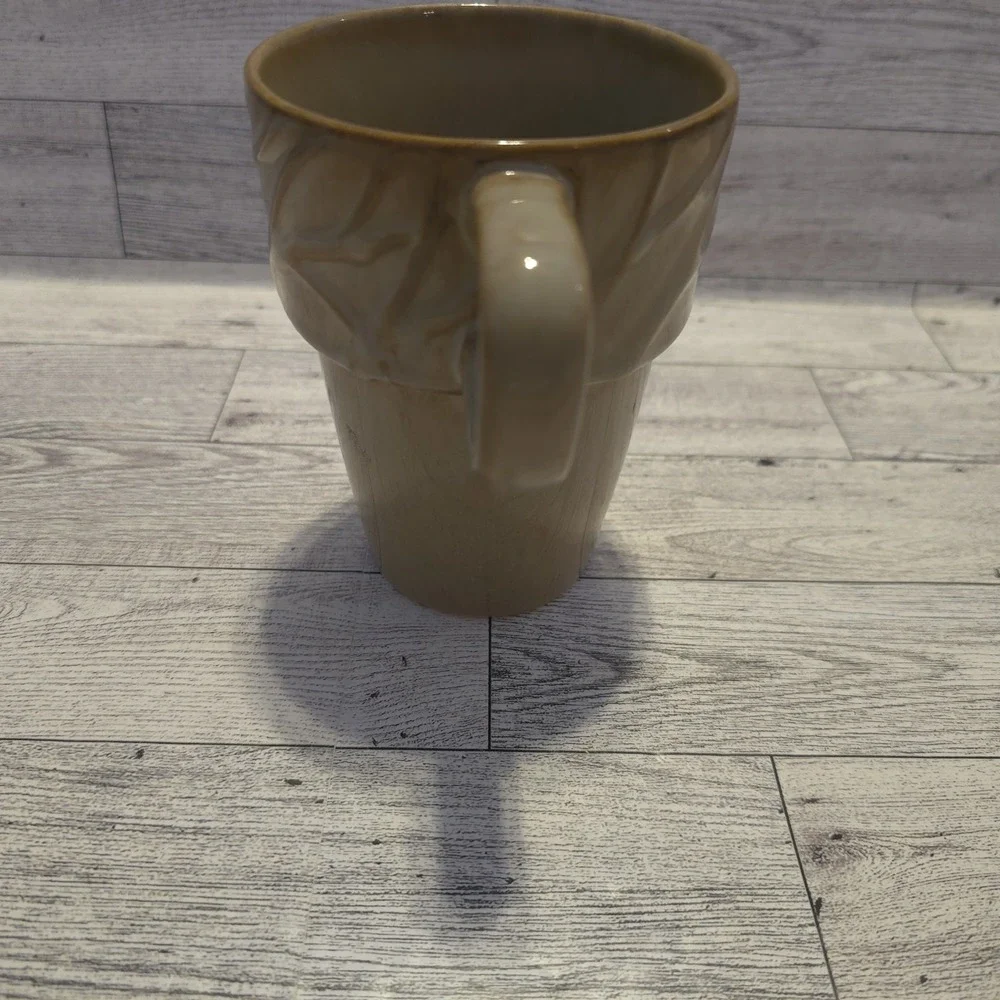 Rare MercAsia Ceramic Nesting Shabby‎ Coffee Mug 16 oz. Cup Stackable
